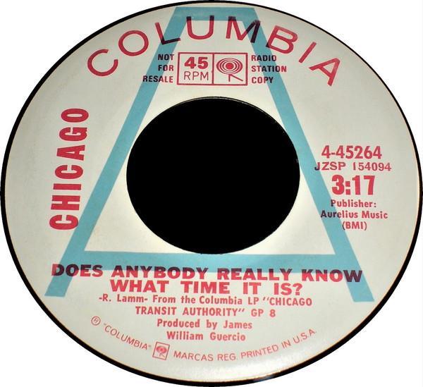 Chicago (2) - Does Anybody Really Know What Time It Is?