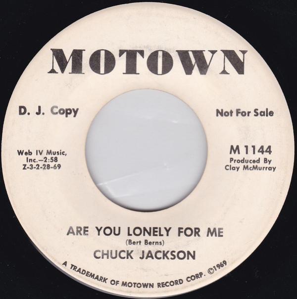 Chuck Jackson - Are You Lonely For Me
