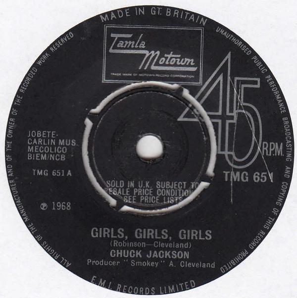 Chuck Jackson - Girls, Girls, Girls