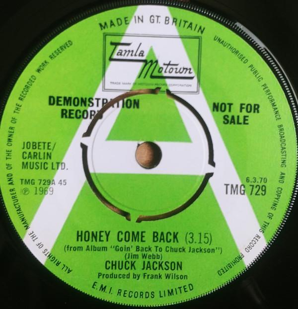 Chuck Jackson - Honey Come Back