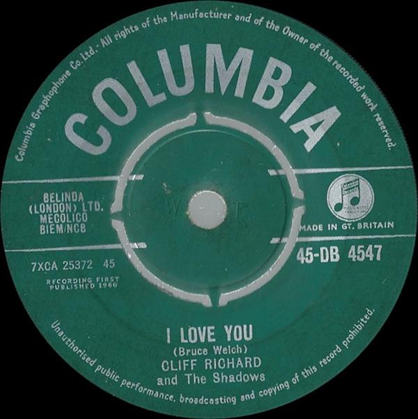 Cliff Richard & The Shadows - I Love You