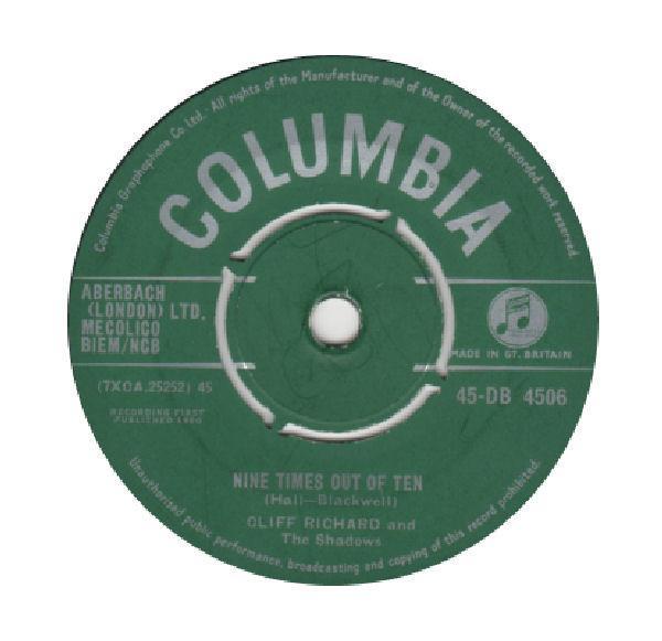 Cliff Richard & The Shadows - Nine Times Out Of Ten