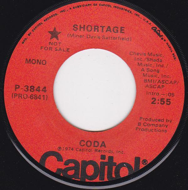 Coda  - Shortage