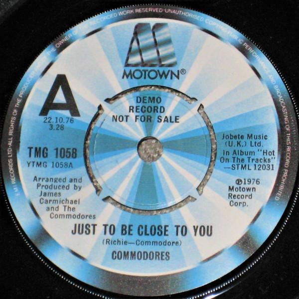 Commodores - Just To Be Close To You