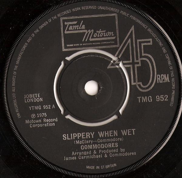 Commodores - Slippery When Wet
