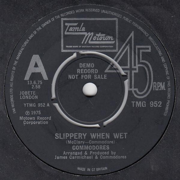 Commodores - Slippery When Wet