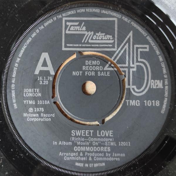 Commodores - Sweet Love / Better Never Than Forever