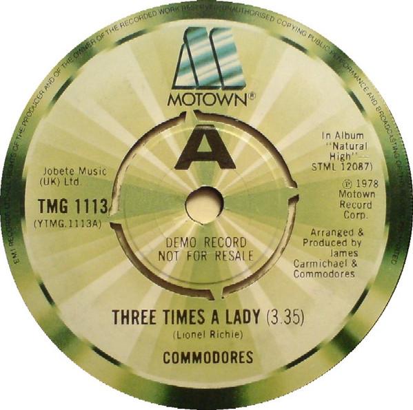 Commodores - Three Times A Lady