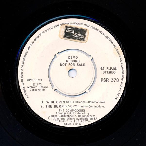 Commodores - Wide Open / The Bump