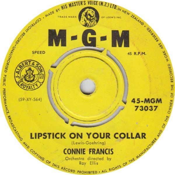 Connie Francis - Frankie / Lipstick On Your Collar