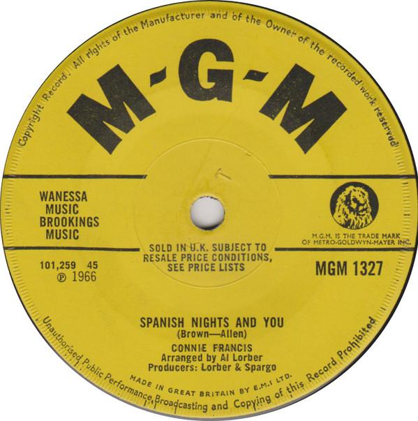 Connie Francis - Spanish Nights And You
