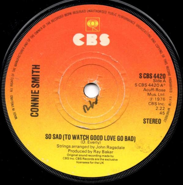 Connie Smith - So Sad (To Watch Good Love Go Bad)