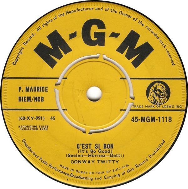 Conway Twitty - C'Est Si Bon (It's So Good)