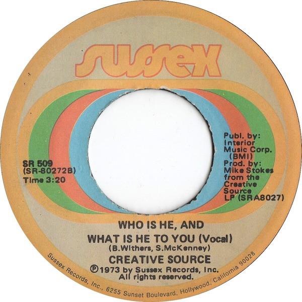 Creative Source - Who Is He, And What Is He To You