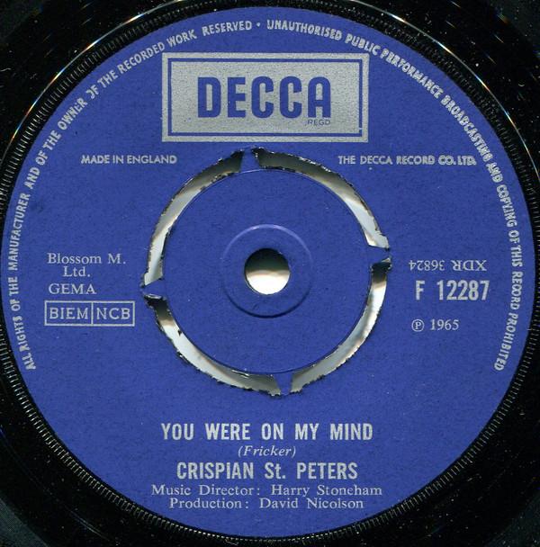 Crispian St. Peters - You Were On My Mind