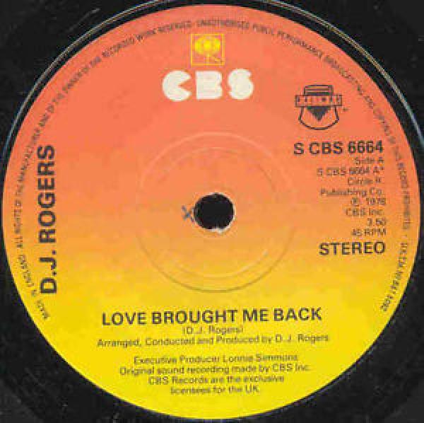 D. J. Rogers - Love Brought Me Back