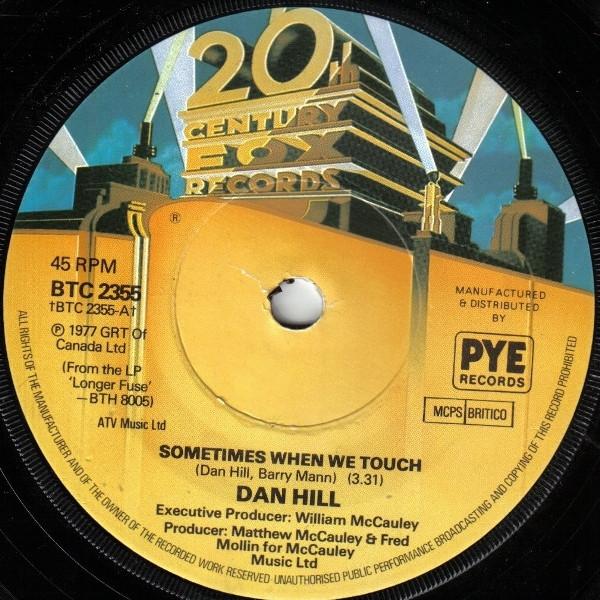 Dan Hill - Sometimes When We Touch