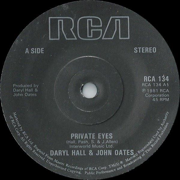 Daryl Hall & John Oates - Private Eyes