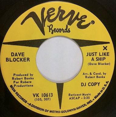 Dave Blocker - Just Like A Ship