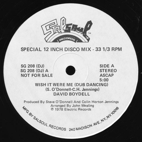 David Boydell - Wish It Were Me (Dub Dancing)