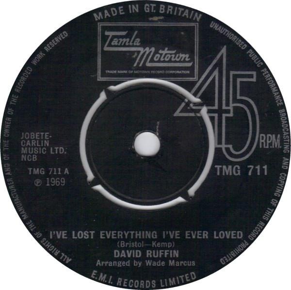 David Ruffin - I've Lost Everything I've Ever Loved