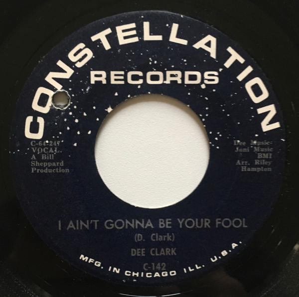 Dee Clark - In My Apartment / I Ain't Gonna Be Your Fool