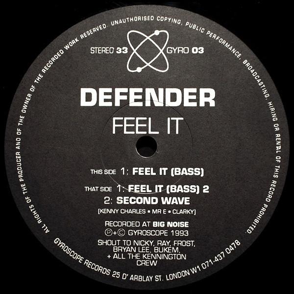 Defender  - Feel It (Bass)