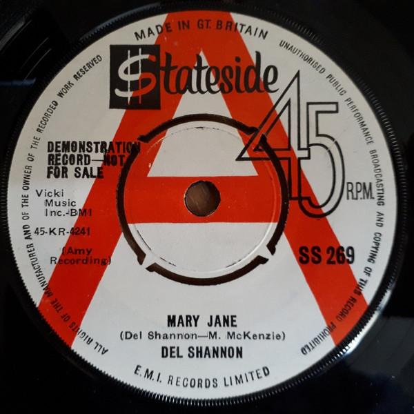Del Shannon - Mary Jane / Stains On My Letter