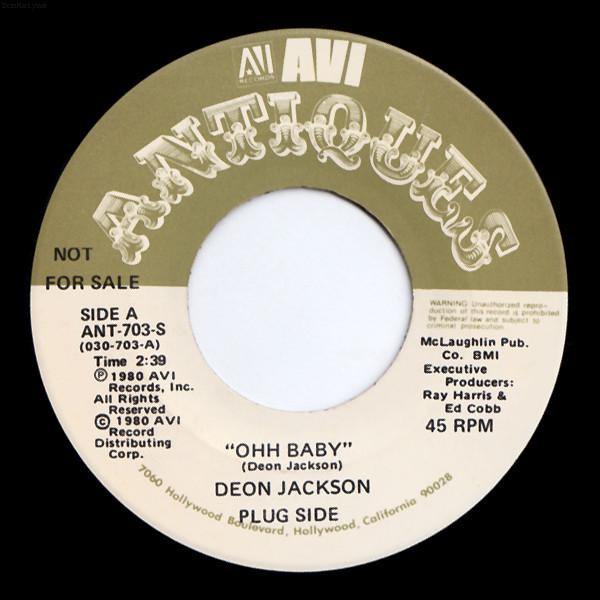 Deon Jackson - Ohh Baby / When Your Love Has Gone
