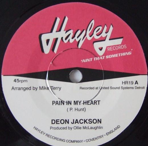Deon Jackson - Pain In My Heart