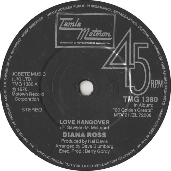 Diana Ross - Love Hangover / Remember Me