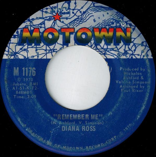 Diana Ross - Remember Me / How About You