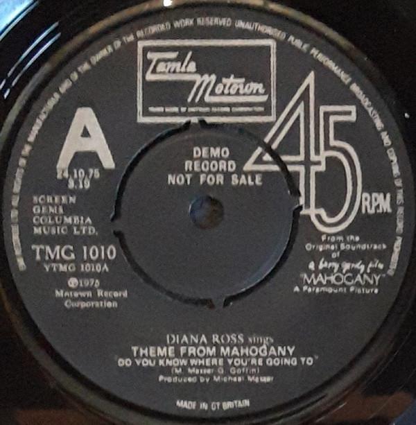 Diana Ross - Theme From Mahogany (Do You Know Where You're Going To) / No One's Gonna Be  A Fool Forever