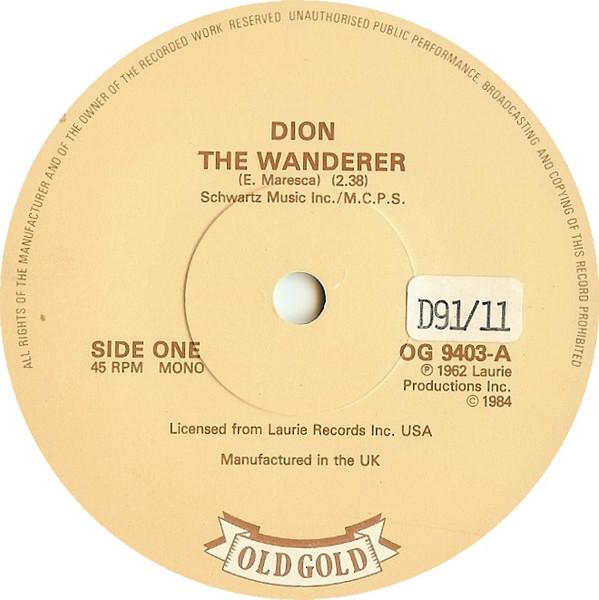 Dion (3) - The Wanderer / Lovers Who Wander