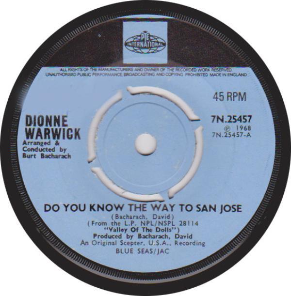 Dionne Warwick - Do You Know The Way To San Jose