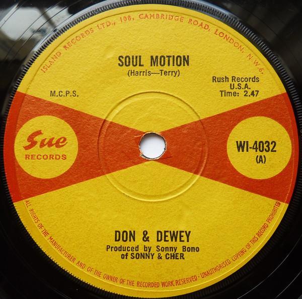 Don & Dewey - Soul Motion / Stretchin' Out
