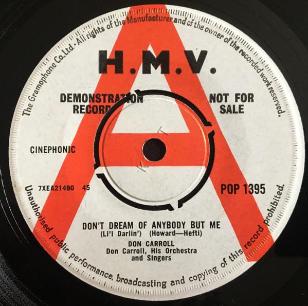 Don Carroll - Don't Dream Of Anybody But Me