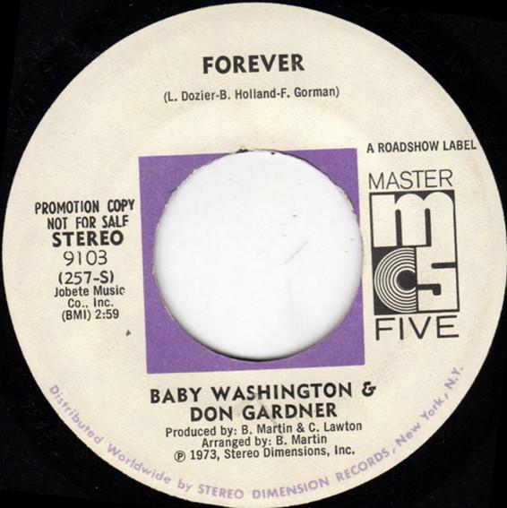 Don Gardner, Baby Washington - Forever