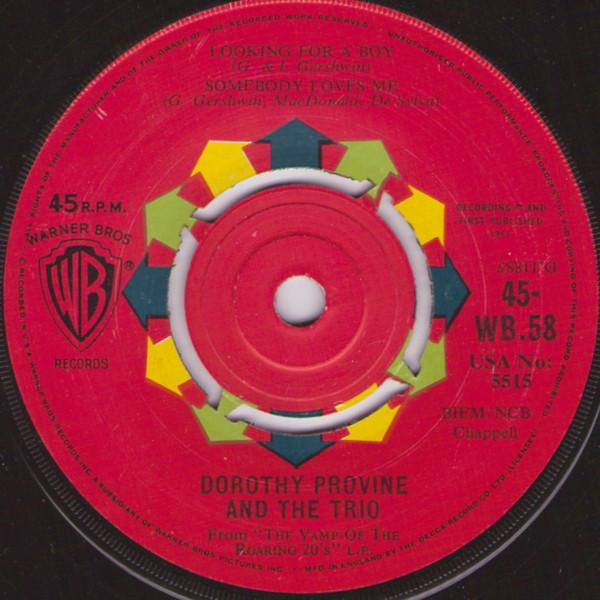 Dorothy Provine - Looking For A Boy / Somebody Loves Me