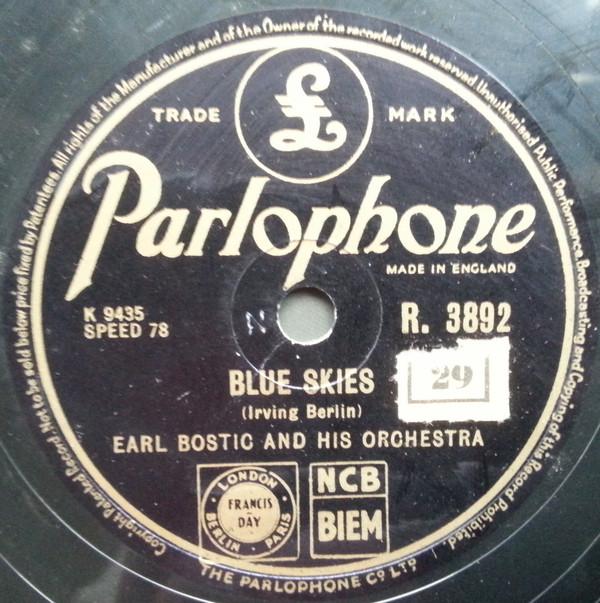 Earl Bostic And His Orchestra - Blue Skies / Mambolino