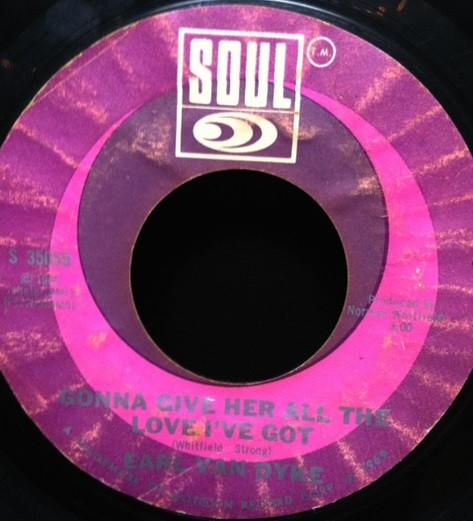 Earl Van Dyke - Gonna Give Her All The Love I've Got / Runaway Child, Running Wild