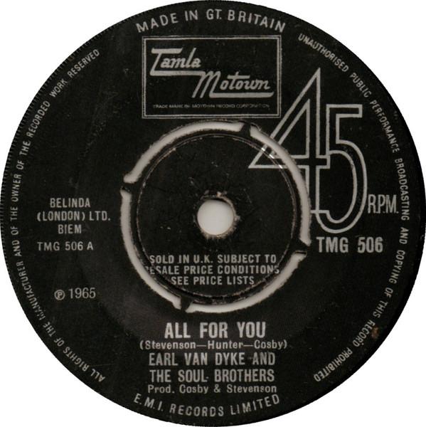 Earl Van Dyke, The Soul Brothers (17) - All For You