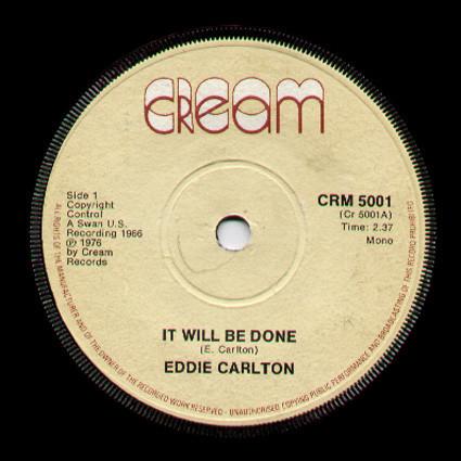 Eddie Carlton - It Will Be Done