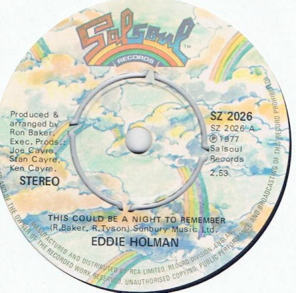 Eddie Holman - This Could Be A Night To Remember
