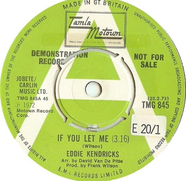 Eddie Kendricks - If You Let Me