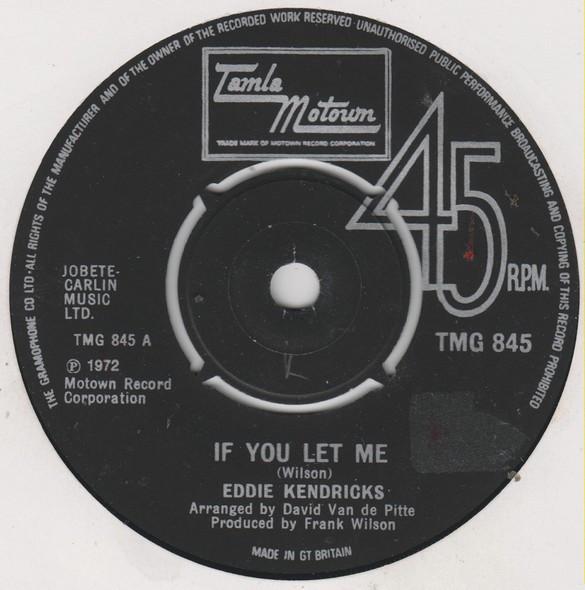 Eddie Kendricks - If You Let Me