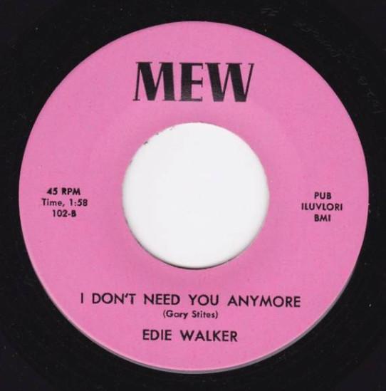 Edie Walker - Don't Cry Soldier / I Don't Need You Anymore