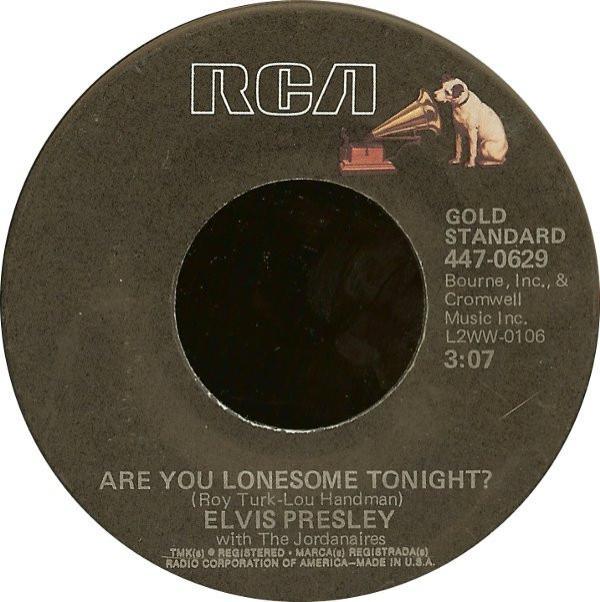 Elvis Presley, The Jordanaires - Are You Lonesome Tonight?