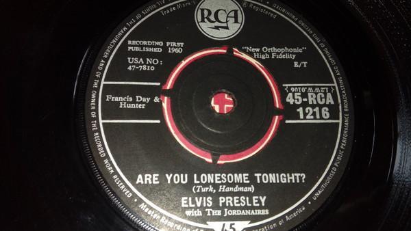 Elvis Presley, The Jordanaires - Are You Lonesome Tonight?