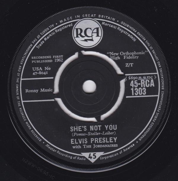 Elvis Presley, The Jordanaires - She's Not You